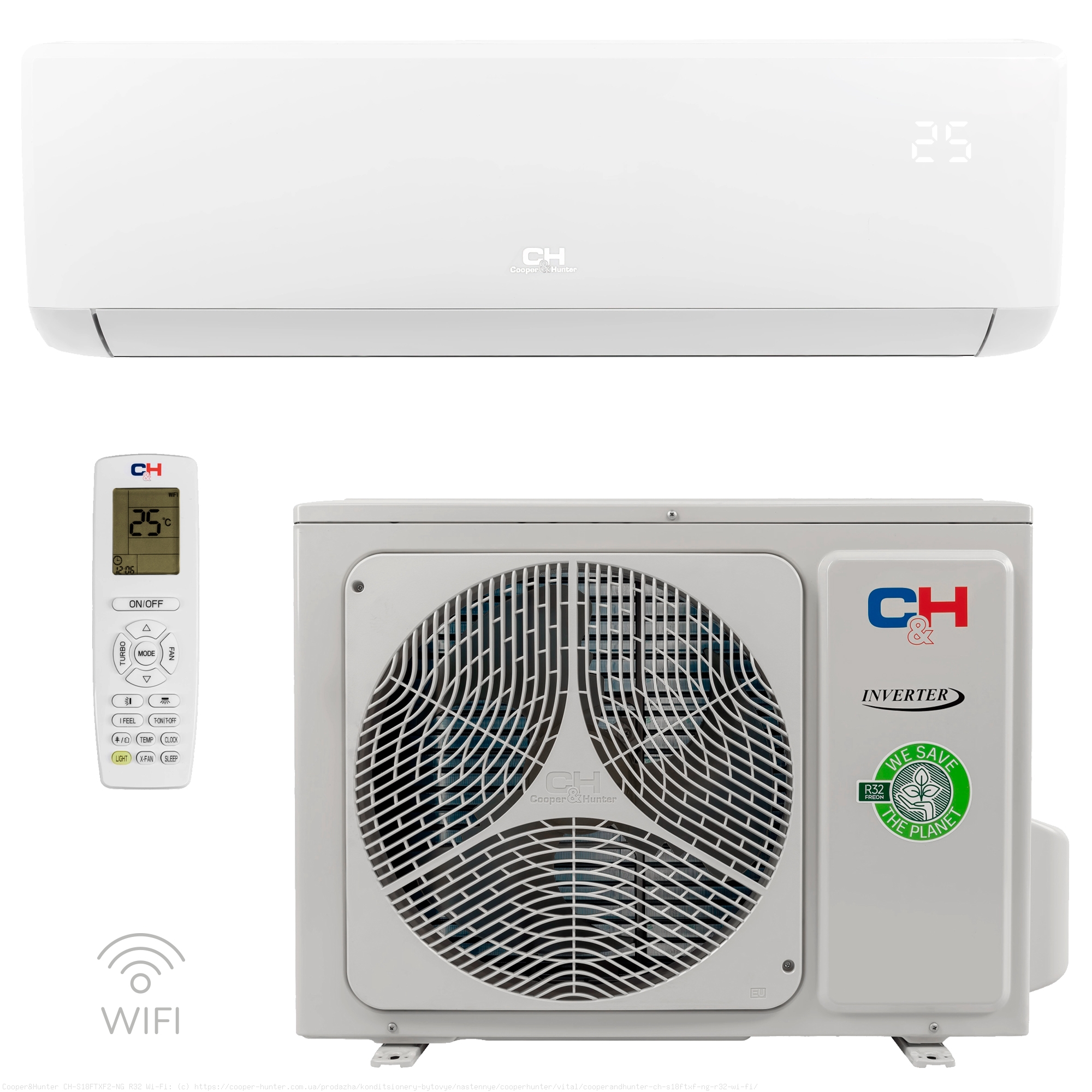 Cooper&Hunter CH-S18FTXF2-NG (Vital Inverter)